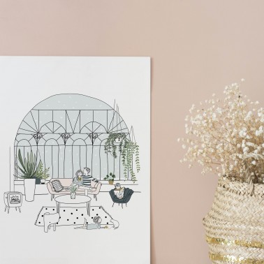 Affiche Jardin d'hiver